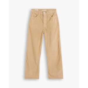 Levi's | Ribcage Straight Ankle Corduroys in neutral tan | Size 26